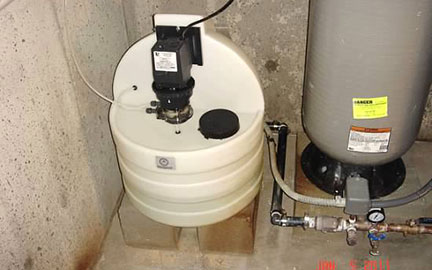 Irrigation RX sprinkler injectin system